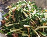 ターツァイを生で食べる焼き肉サラダ作り方10写真