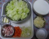 野菜が主役♪キャベツとベーコンのグラタン作り方1写真