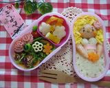 お弁当箱DEドレッシーガール♪作り方13写真