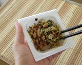 朝ごはんに♪簡単混ぜるだけ★高菜納豆作り方1写真