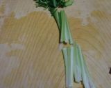 牛肉とターツァイのナムル作り方1写真