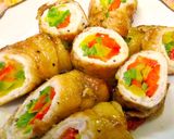 豚肉のパプリカ巻き巻き（照り焼き風）作り方7写真