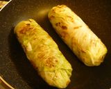 豚しゃぶの焼きロールキャベツサラダ作り方10写真