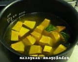 塩昆布で美味しい！かぼちゃの炊き込みご飯作り方1写真
