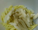 じゃがいもtoおもちdeお好み焼き風作り方2写真