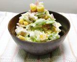 懐かしい給食の味♡キャベツとハムのサラダ作り方3写真