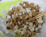 柿で☆おかず納豆秋味!作り方2写真