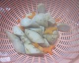 ごぼうと肉団子の甘酢作り方4写真