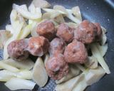ごぼうと肉団子の甘酢作り方6写真