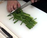 ピリ辛豚ニラ炒め作り方1写真