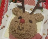トナカイのベリー＆チョコクリスマスケーキ作り方20写真