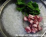 ■豚肉とほうれん草の洋風はるさめ炒め■作り方1写真