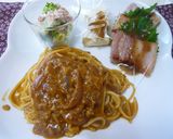 塩豚ソテーと大葉の焦がし醤油ドレかけ作り方5写真