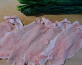 ほうれん草にしゃぶしゃぶ肉をまきました作り方2写真