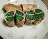 ほうれん草にしゃぶしゃぶ肉をまきました作り方5写真