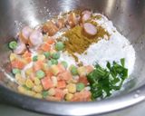 簡単♫カレー風味のパンケーキ作り方1写真
