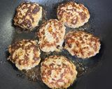手作りふっくらハンバーグ作り方4写真
