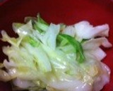 変わり種味噌汁♪キャベツ炒めver作り方3写真