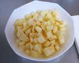 レンジで♬りんごの甘煮作り方1写真