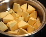 おいもとアーモンドのトリュフ。作り方1写真