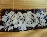 細巻きキンパッ。韓国ののり巻き。作り方3写真