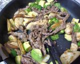 牛肉と野菜のスパイシー和風炒め作り方10写真
