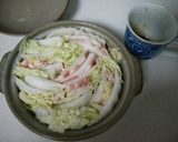 我が家の白菜&豚バラ肉のミルフィーユ鍋作り方3写真
