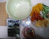 韓国海苔巻（キムパ）☆作り方1写真