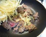 薄切り牛肉と野菜のトマト煮込み作り方2写真