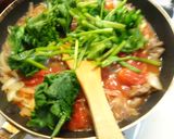 薄切り牛肉と野菜のトマト煮込み作り方3写真