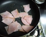 ハムとレタスの　オイスターマヨ炒め作り方1写真