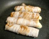 簡単！チーズ入りちくわの肉巻き～♪作り方3写真