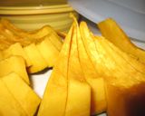 かぼちゃのバジルマヨチーズ焼き♪作り方1写真