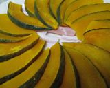 かぼちゃのバジルマヨチーズ焼き♪作り方3写真