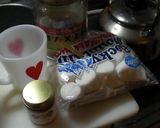 デザート風ホットドリンク。作り方1写真