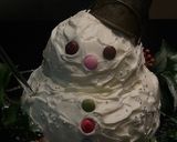 いちごムースで雪だるまクリスマスケーキ❄作り方11写真