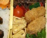 お弁当に牛小間肉とごぼうのしぐれ煮作り方4写真