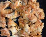 ナスと玉ねぎ、鶏胸肉の甘辛炒め作り方4写真
