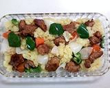 ポテトたまごの焼き酢豚作り方3写真