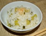 大根の葉で炊込みご飯作り方4写真