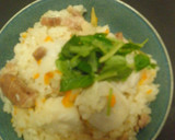 里芋と豚ばら肉の炊き込みご飯！作り方7写真