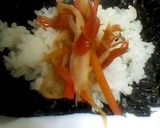☆モスのきんぴらライスバーガー風手巻き作り方2写真