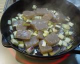 こんにゃくとナスのにんにく味噌炒め作り方4写真