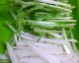 ☆大根・水菜・柿・海老のプチ豪華サラダ☆作り方1写真