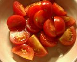 白菜とトマトのニンニク醤油かけ作り方3写真