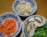 彩り鮮やか☆鶏肉とれんこんの甘酢あん作り方1写真