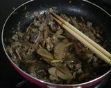 簡単牛肉と牛蒡のしぐれ煮作り方4写真