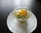 抹茶ヨーグルト♡　柿のトライフル❀作り方5写真