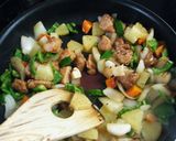 *中華名菜　酢豚のキッシュ*作り方2写真