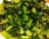簡単☆大根の葉炒め作り方1写真